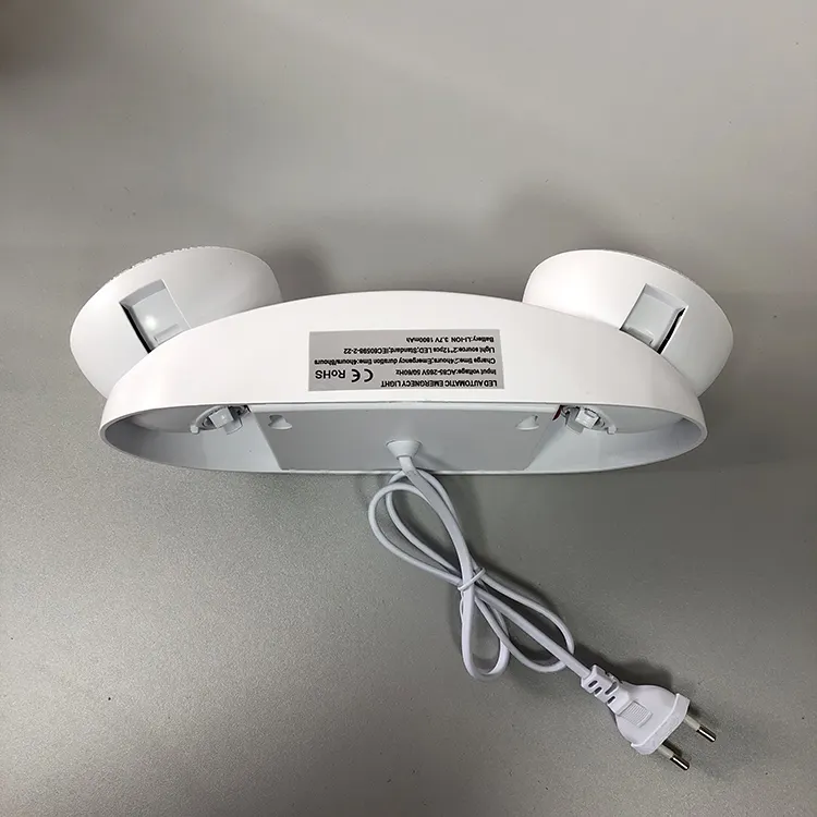 Luz Led doble de alta calidad Ip65 a prueba de explosiones Led recargable luz de emergencia 60 Led lámpara de emergencia lámpara de cabeza de punto doble