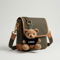 Mini-ours en peluche personnalisés pas chers avec logo, 11 cm, mignons, animaux en peluche pour décorer les sacs, ours en peluche avec t-shirt, jouet porte-clés