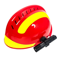 Lampe de poche pour casque de pompier Foxhawk Mini, ultra-lumineuse, étanche, LED rechargeable par USB, anti-explosion, en alliage d'aluminium, pour le sauvetage