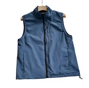 Customized Logo unisex stand up collar <b>vest</b>, sun protection, breathable, quick drying, outdoor functional sleeveless - Product Image 4