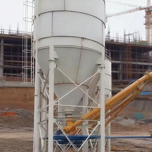 โรงงานผสมคอนกรีต HZS180 พร้อมไซโลเก็บผงและระบบผสมอัตโนมัติสำหรับการผลิตวัสดุก่อสร้าง - Product Image 4