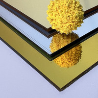 Feuille de miroir acrylique 0.8mm 1mm 2mm 3mm 1220x2440mm Feuille de miroir PMMA pour la signalisation et les meubles de décoration murale