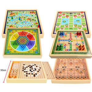 Precios Económicos, Gran Venta, Damas Chinas, Ajedrez Volador 2 en 1, Juego de Mesa de Madera, Caja de Ajedrez Plegable, Ecológico, Juego de Interior - Product Image 5
