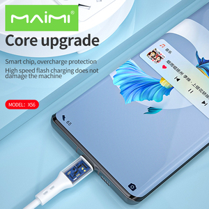 Maimi 1,5 m Alambre de silicona de alta elasticidad cable de cobre puro lámina de aluminio capa de blindaje 120W cable de datos flash línea de carga - Product Image 3