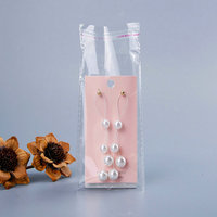 Sacs en plastique transparents jetables OPP avec fermeture autocollante et impression en gravure pour cadeaux et artisanat