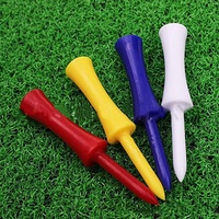Tees de golf en plastique légers et écologiques en gros, supports de tees à logo personnalisé, accessoires de golf durables