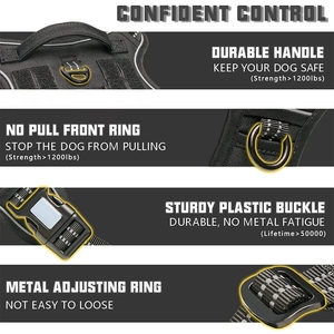 Rompi reflektif kamuflase <span class=keywords><strong>Harness</strong></span> hewan peliharaan taktis rompi anjing <span class=keywords><strong>Harness</strong></span> grosir rompi berburu anjing aksesoris anjing - Product Image 3