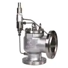 Válvula de controle hidrelétrica industrial, válvula padrão de controle de fluxo de alívio de pressão