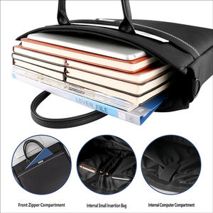 <span class=keywords><strong>Sac</strong></span> à bandoulière pour ordinateur portable 15 pouces, sacoche d'affaires étanche personnalisable avec logo, sacoche <span class=keywords><strong>de</strong></span> haute qualité pour hommes - Product Image 3