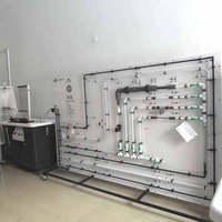 Fluid Friction Apparatus Integrated Pressure Gauge Frame Unit for College Straight Pipe Flow Resistance Measurement