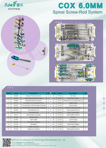 FULE Sistema de Parafuso Pedicular COXII de Titânio Ortopédico 6.0 Ferramentas Cirúrgicas Serra Recíproca de Baixo Perfil Implante Certificado CE - Product Image 5
