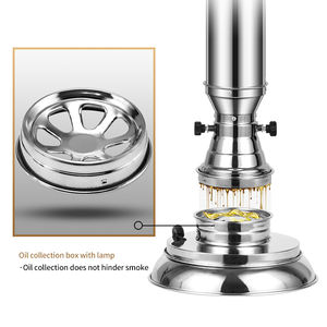 Tuyau d'échappement dur télescopique d'acier inoxydable pour le <span class=keywords><strong>conduit</strong></span> de ventilation d'<span class=keywords><strong>extraction</strong></span> de fumée de <span class=keywords><strong>restaurant</strong></span> de gril de charbon de bois de BBQ coréen - Product Image 3