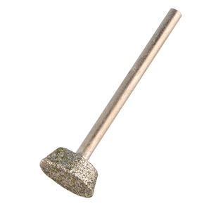 หัวขัดหยกอื่นๆ รูปทรงสี่เหลี่ยมคางหมู วัสดุอีเมอรี่ สำหรับเครื่องมือโรตารี่อัญมณี รุ่น 001 - Product Image 1