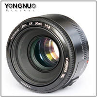 Yongnuo YN50mm F1.8 AF MF objectif objectif mise au point automatique pour Nikon D800 D300 D700 D3200 D3300 D5100 D5200 D5300 appareil photo reflex numérique