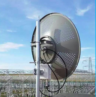 QTECH QT-5158-30 2.4GHz 5.8GHz 33dBi Double polarisation 5.5 Beamwidth Extérieur 3 pieds 600mm 32dB Communication VSWR 1.5 WiFi 2x