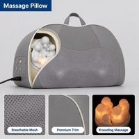 Coussin de massage intelligent multifonctionnel premium avec pétrissage bidirectionnel pour le dos, le cou, les épaules et les jambes, pour la relaxation musculaire
