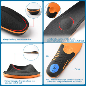 Support de voûte plantaire Eva léger en usine semelles orthopédiques pour <span class=keywords><strong>pied</strong></span> plat poron absorption des chocs support de voûte plantaire semelle intérieure confortable - Product Image 4