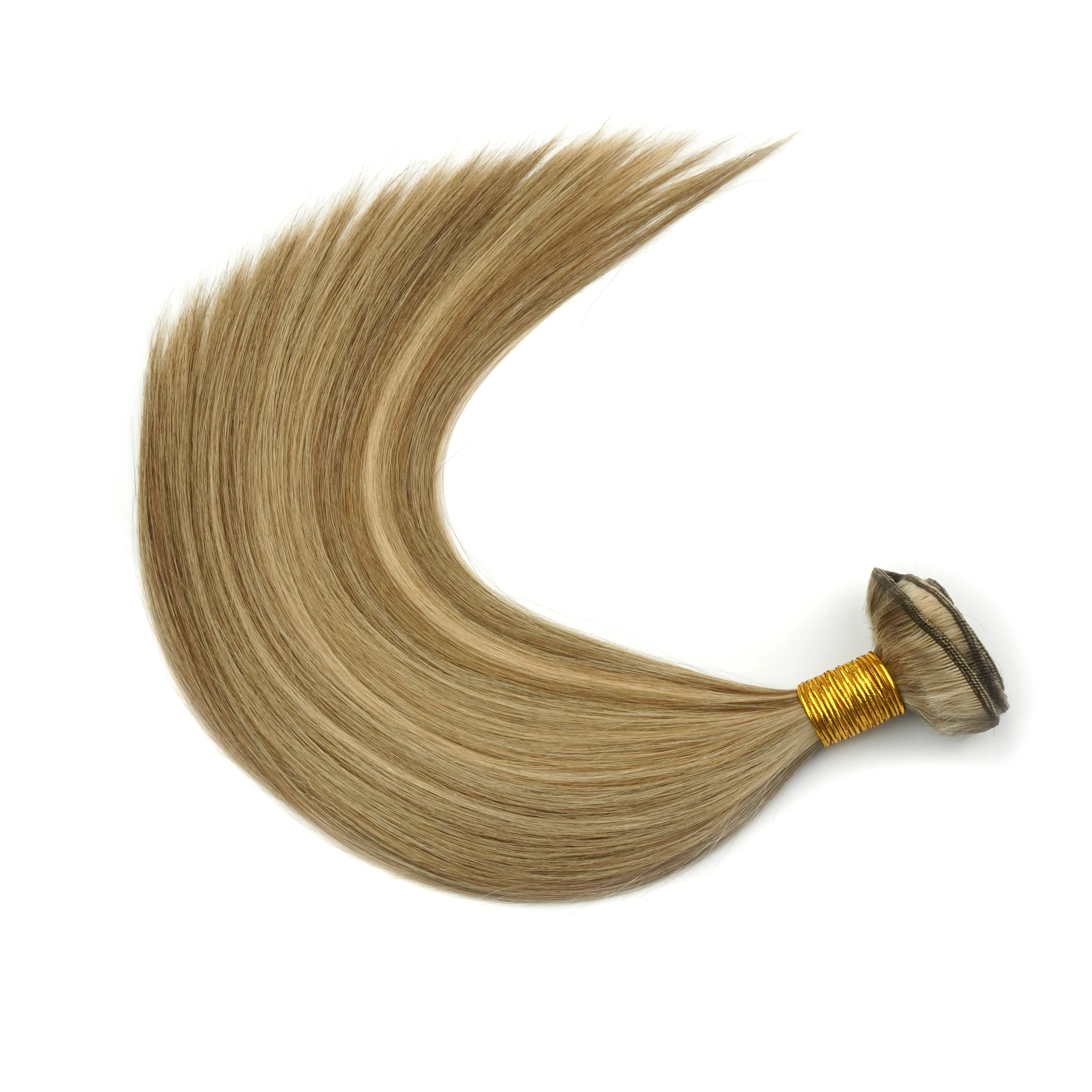 Original European Best Quality Double Drawn Russian Remy Human Hair Weft Virgin Cuticle Aligned Weft Hair Extensions