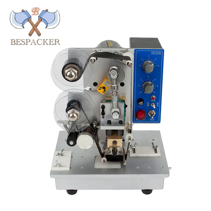 Bespacker HP-241B Semi automatic electric paper,aluminum foil,box etc ribbon hot printing machine
