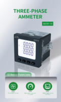 Ampèremètre numérique triphasé LCD ES72Y-I3 72x72mm à montage sur panneau, entrée 5A 1A, Modbus RS485, précision classe 0.5 EastSong