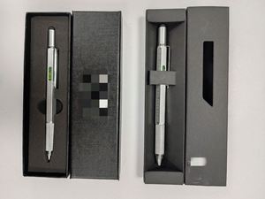6 in 1 Multifunctional Tool Heavy Metal Ballpoint <b>Pen</b> With Level and Screwdrivers Customized logo Universal Stylus <b>Pen</b> - Product Image 6