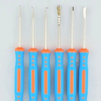 Kit d'outils de dessoudage et de soudage 6 pièces - Nettoyage de circuits imprimés, outils électroniques d'assistance thermique et de réparation