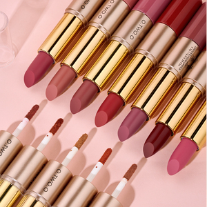 O.TWO.O Rouge à lèvres liquide 2 en 1 mat, imperméable et longue durée, 12 couleurs, pour la vente en gros - Product Image 6