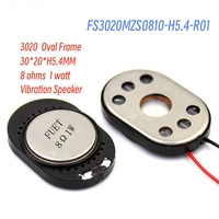 Altavoz de Vibración 3020, 8 Ohmios, 1W, 30*20MM, Marco Ovalado, Punto de Vibración, Frecuencia 175Hz, Tipo Delgado 5.4MM, para Teléfono Móvil