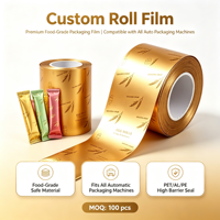 Sacs personnalisés en film laminé pour rouleaux d'œufs, haute barrière, en aluminium, adaptés à l'emballage automatique