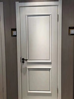 Portes à Battants Hôtel Appartement Porte en Mélamine Porte en Contreplaqué HDF MDF Laminé Peinture PU Imperméable Porte en Bois Composite pour Maison