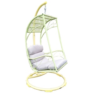 Moderne design hangstoel voor buiten met mat, balkon hangstoel, hangstoel van rotan/wicker voor baby's, volwassenen en slaapkamer. - Product Image 2