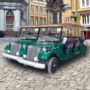 Voiture de golf électrique 8 places de type club car, type navette touristique ancienne, vente en gros 2025 - Product Image 5