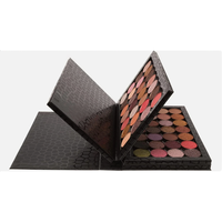 DIY Palette de fard à paupières Livre de maquillage pour les yeux Palette de fard à paupières magnétique en forme de livre Neutre Corée Poudre d'ombre à paupières imperméable sèche