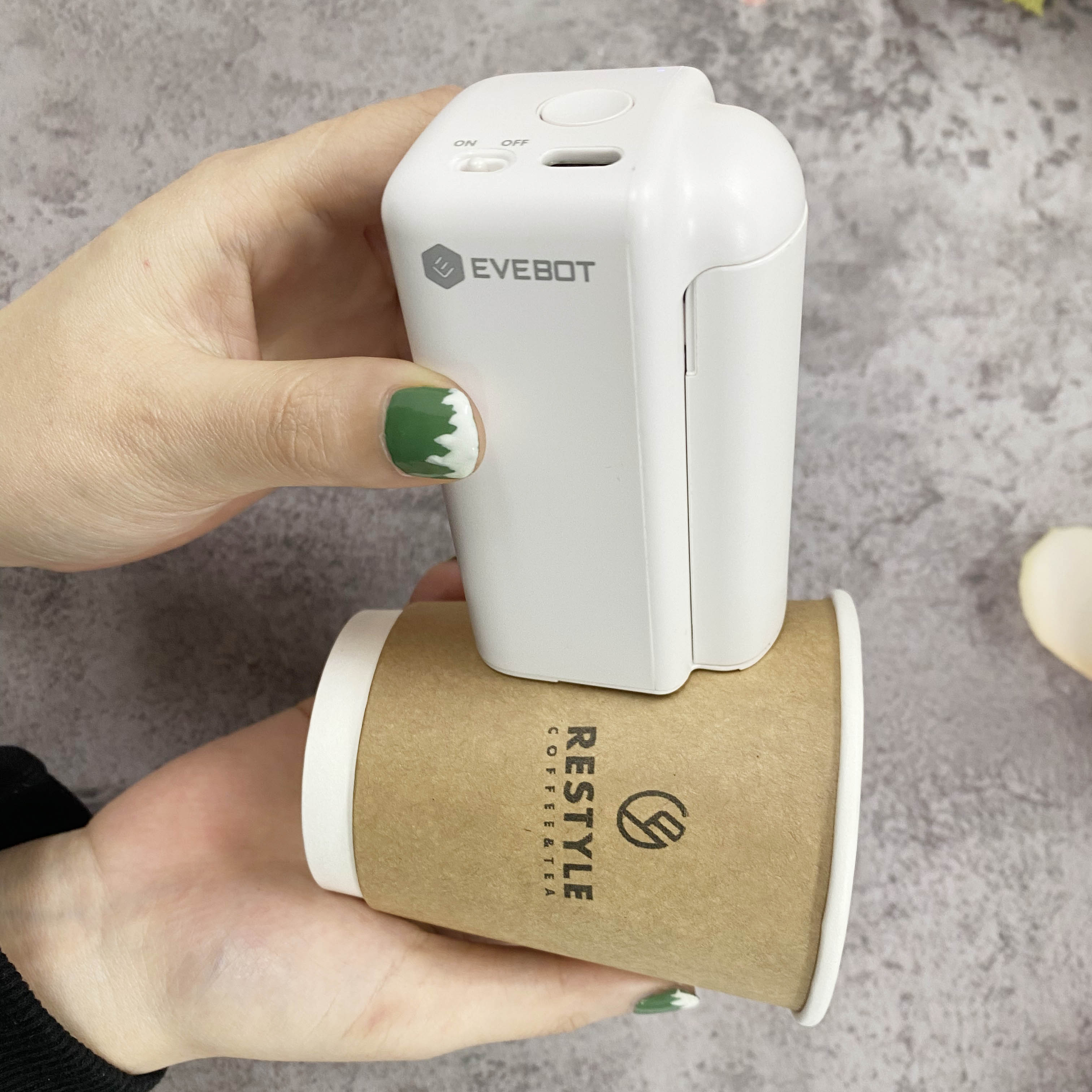 EVEBOT Printpods dgtプリンターハンドヘルドインクジェット