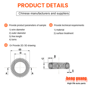 Resortes amortiguadores de bobina delantera grandes de 25mm personalizados para E46 Sport/Prius/W164/G35 Coupe/Landcruiser 79/LC70 resortes de alta calidad - Product Image 3