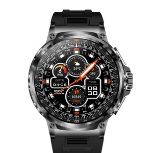 Montre connectée en silicone étanche pour appels, surveillance de la fréquence cardiaque, de l'oxygène sanguin, du sommeil et du suivi de la santé, avec podomètre et bracelet intelligent - Product Image 5