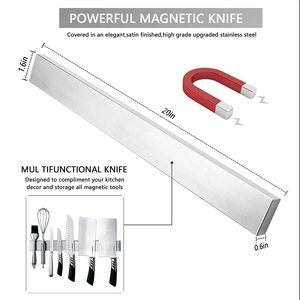 <span class=keywords><strong>Porte</strong></span>-<span class=keywords><strong>couteau</strong></span> magnétique avec autocollant <span class=keywords><strong>adhésif</strong></span>, <span class=keywords><strong>porte</strong></span>-<span class=keywords><strong>couteau</strong></span> magnétique en acier inoxydable, support de barre de <span class=keywords><strong>couteau</strong></span> magnétique - Product Image 5