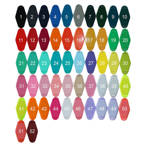 Promotional Blank Retro Vintage Motel Keychain Custom Logo Popular Plastic Hotel Key Chains