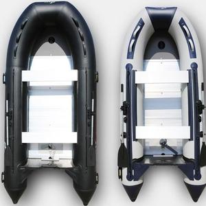 เรือยาง SLEIGH ขนาด 1.2 มม. ยาว 430 ซม. (14.1 ฟุต) ทำจากยาง PVC หนาพิเศษ สำหรับ 9 คน รูปทรงตัววี พร้อมฐานอลูมิเนียม สำหรับกู้ภัยความเร็วสูง - Product Image 3