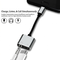 Bestseller 2-in-1 Typ-C zu 3,5mm Klinkenadapter USB-C zu 3,5mm Kopfhörer- und Ladeadapter für Smartphones