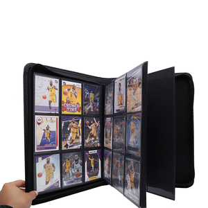 Álbum de páginas fijas de 9 bolsillos Carpeta de bolsillo estándar Pokémon/MTG Carpeta de 504 tarjetas Álbum de coleccionista profesional - Product Image 1