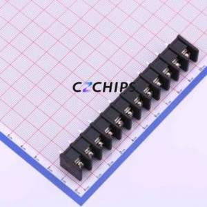 WJ35S-B-8.25-12P Barrier Terminal Block Through hole Component (THT),P=8.25mm Connector Two Sides 8.25mm 1x12P Straight Pin - Product Image 1