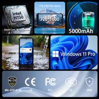 PDA Industrial Resistente con Windows de 6.5 Pulgadas, Precio de Fábrica, Intel N150, con Almacenamiento
