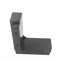 Pieds de lit modernes de style américain de 10 cm noirs, livraison rapide, pieds de remplacement en cuir ABS pour canapé, pour extérieur, salon, atelier