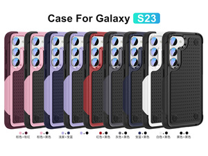 ใหม่ล่าสุดระบายอากาศ2in1เกราะกันกระแทกกรณีโทรศัพท์สำหรับ <span class=keywords><strong>Samsung</strong></span> Galaxy S23 S23บวก S23อัลตร้าปกหลัง - Product Image 4