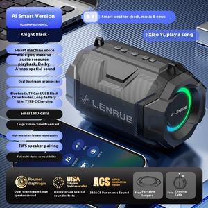 Nuevo Altavoz Estilo Mecha, Sonido Envolvente para el Hogar, Emparejamiento TWS, Subwoofer Inalámbrico con Ranura para Tarjeta - Product Image 5