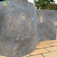 Carreaux muraux RCL MCM au design moderne, en pierre naturelle flexible et céramique, pour l'aménagement intérieur et extérieur