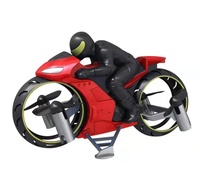 Nouveau drone de moto à quatre axes amphibie air-sol transfrontalier télécommande voiture volante Drones jouet