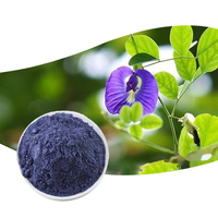 Poudre d'extrait de fleur de pois papillon Amulyn, extrait végétal de qualité alimentaire 99%, poudre de fleur de pois papillon pour aliments et boissons