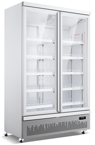 Vitrine réfrigérée commerciale pour boissons avec refroidissement par air pour restaurants et supermarchés, réfrigérateur de vente au détail intégré - Product Image 5